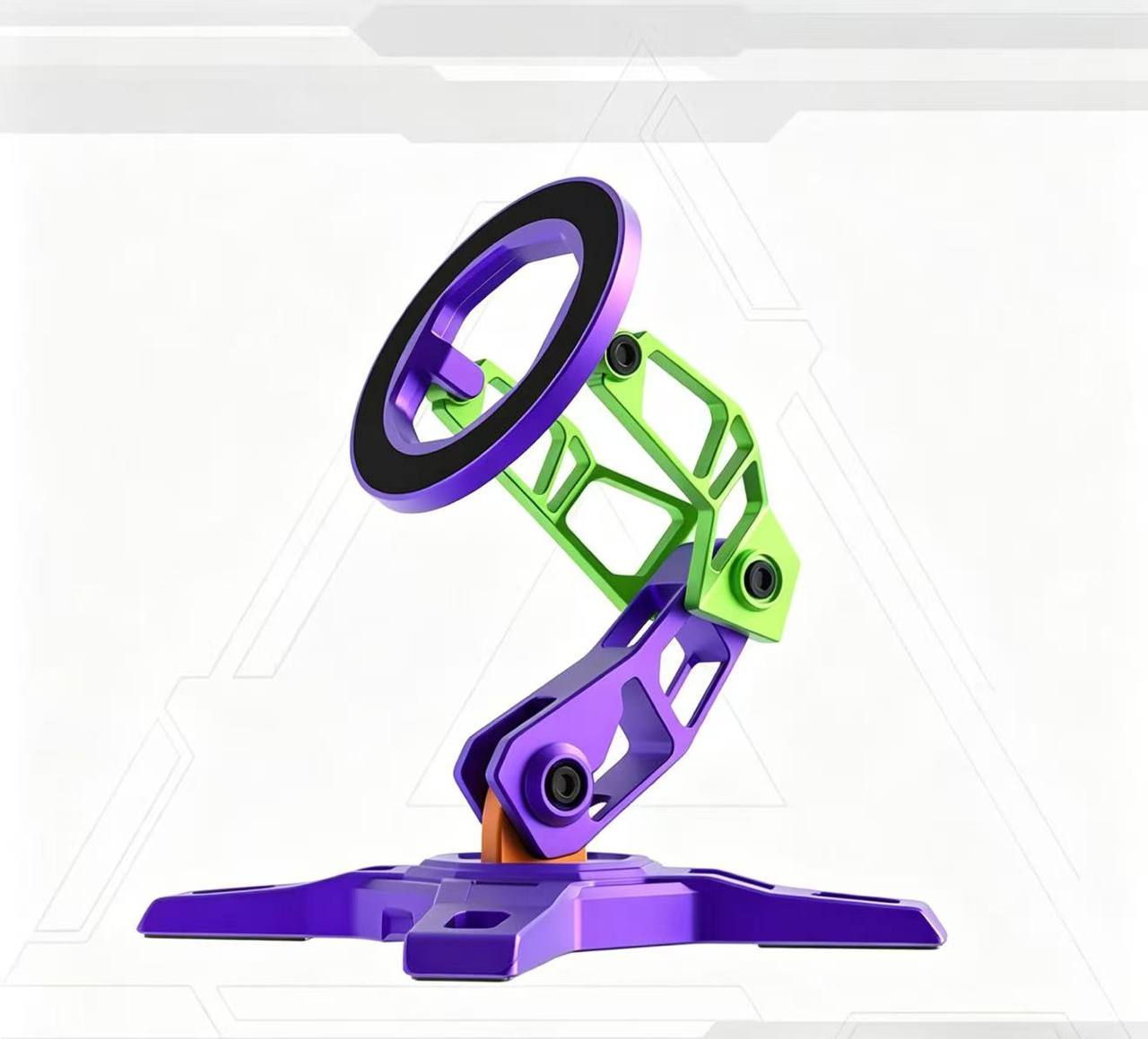 Magnetic car phone holder, durable metal design, multi-angle adjustable, compatible with all smartphones - available in multiple colors