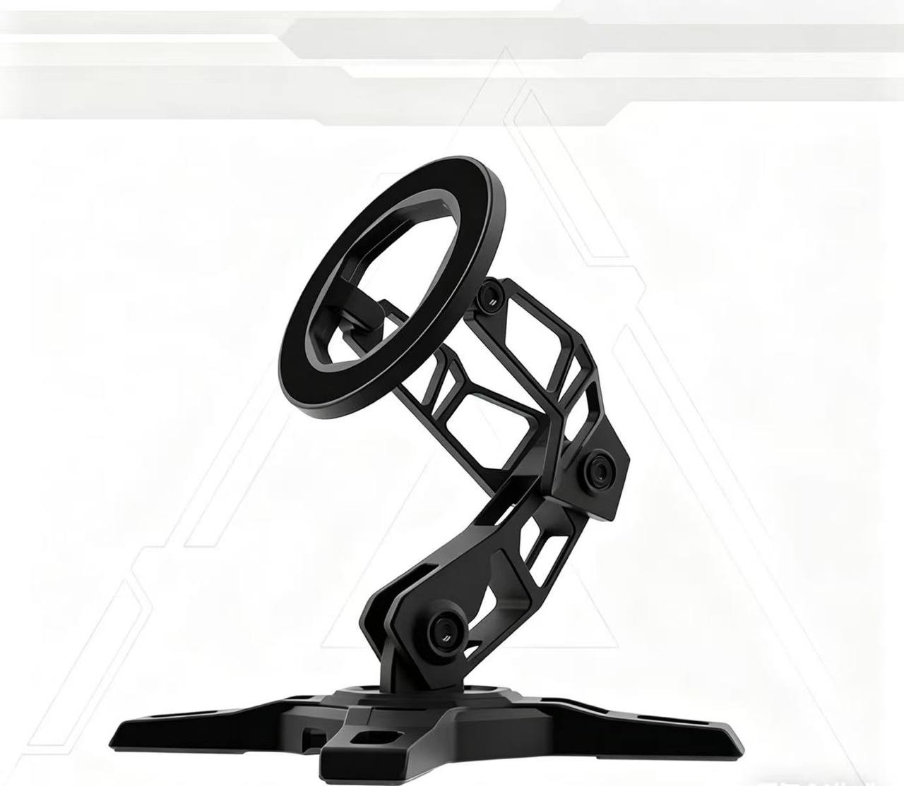 Magnetic car phone holder, durable metal design, multi-angle adjustable, compatible with all smartphones - available in multiple colors